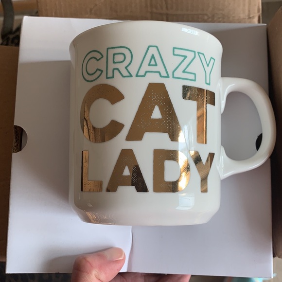 🎉HP!!🎉 Howligans Crazy Cat Lady Ceramic Mug & Pet Bowl Set - Picture 6 of 9